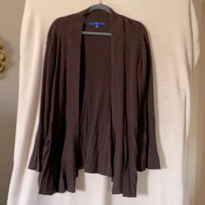 Tunic cardigan sweater